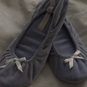 Victoria's Secret Velvet Ballet Slippers Small